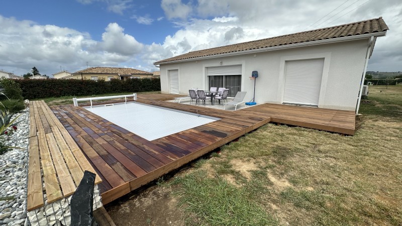 création d une bois exotique itauba sur la commune de saint Pierre de mons proche de Langon