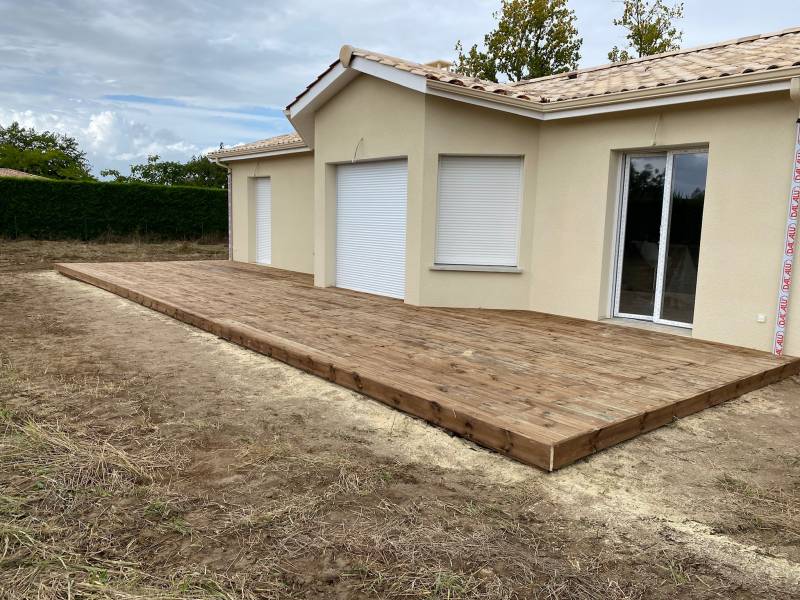 Terrasse de 65 m2 autoclave