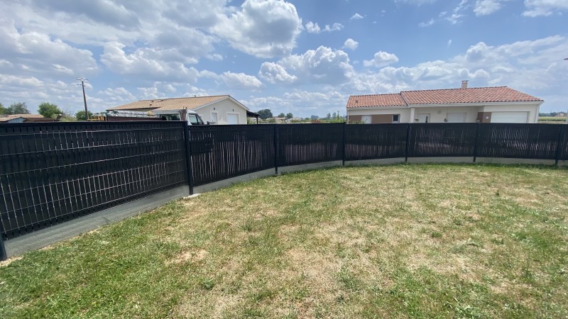 cloture occultante , demande de devis et intervention du coté de Langon