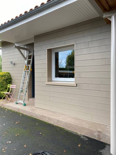 Pose de bandeau pvc à quinsac poche de bordeaux