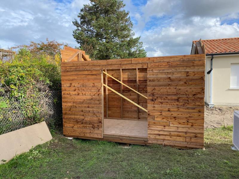 Ossature bois a Toulenne proche de langon