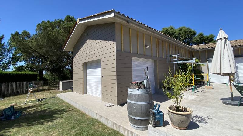 creation d'un bardage sur mesure sur maison ancienne Bordeaux