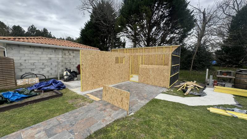 PANNEAUX OSSATURE BOIS 