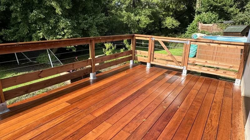 TERRASSE BOIS EXOTIQUE ITAUBA A CESTAS PROCHE DE BORDEAUX