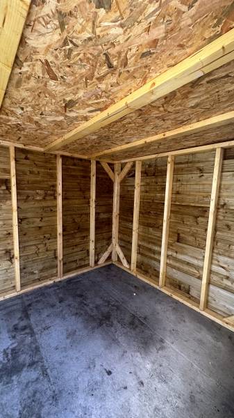 ABRI DE JARDIN EN BOIS   A TOIT PLAT 33