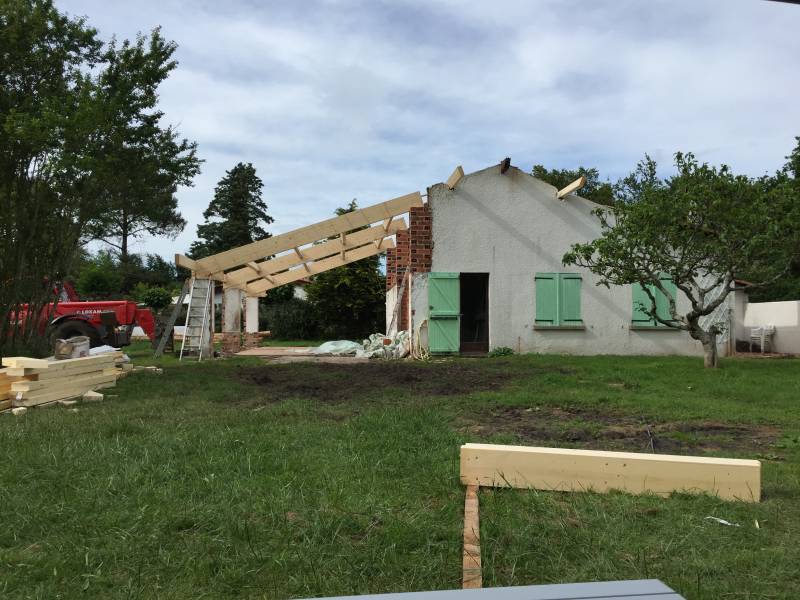 ossature bois sur mesure sur la commune de montalivet proche de bordeaux 