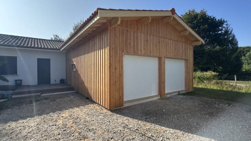 garage bois sur mesure 