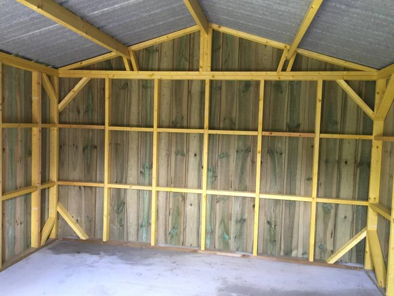 Abri de jardin toit bac acier