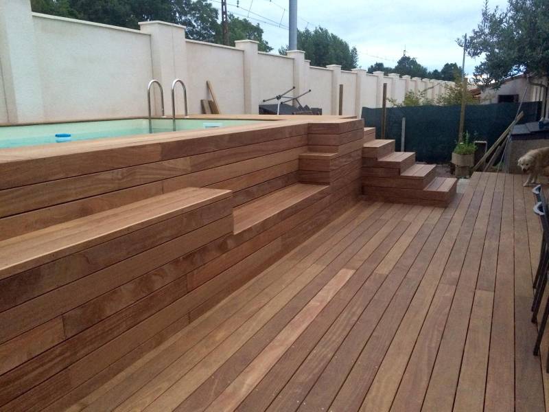 Terrase bois exotique 