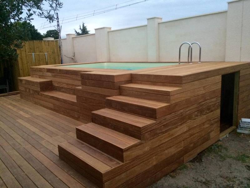 Terrase bois exotique 