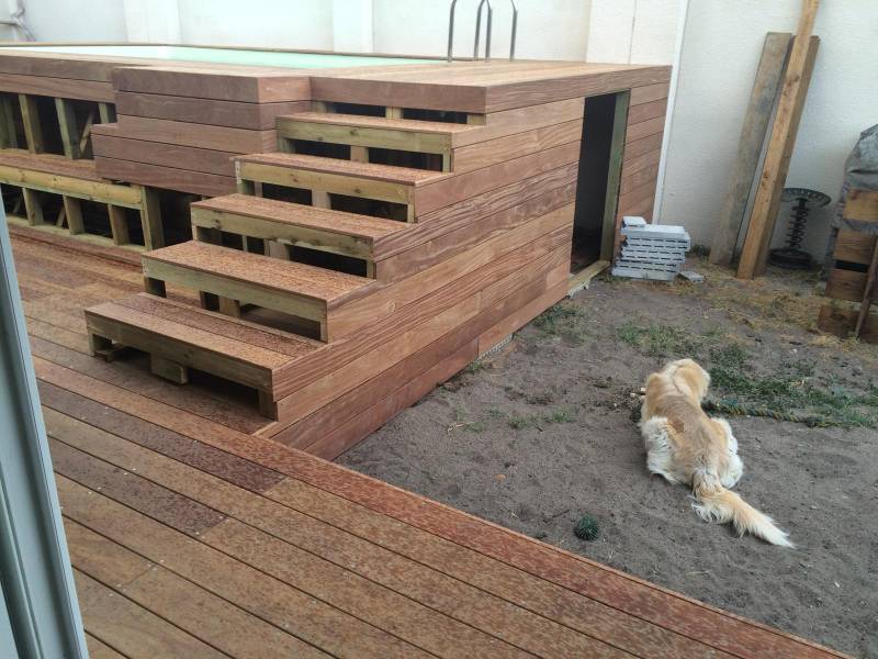 Terrase bois exotique 