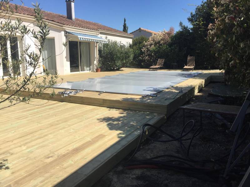 Création d une terrasse en pin autoclave sur la commune de Bruges