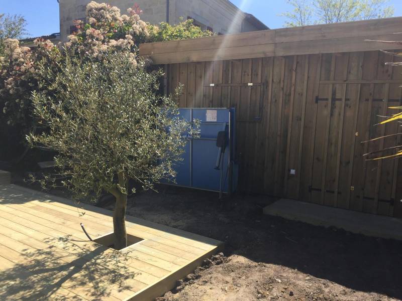 Création d une terrasse en pin autoclave sur la commune de Bruges