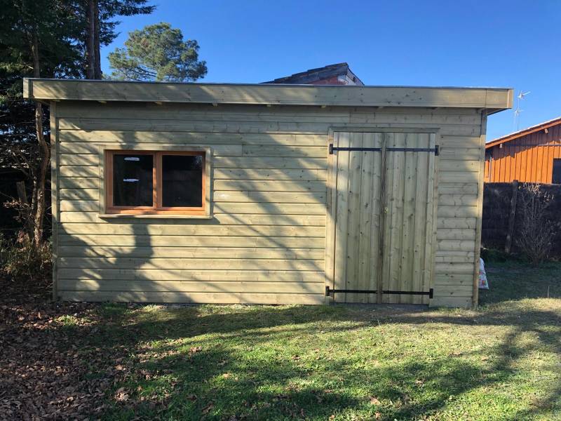 Création d'un abri de jardin sur la commune de Andernos