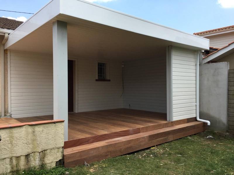 Création d'une pergola toiture plate sur la commune de Cestas