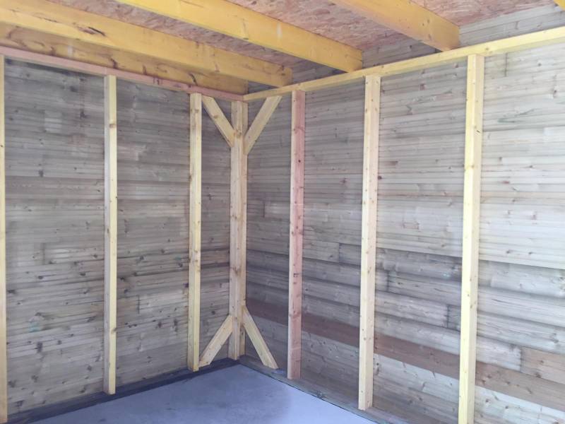 Création d'un abri de jardin toiture plate à Saint Medard en Jalles