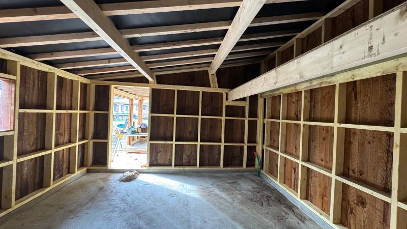 Création d'un abri de jardin sur mesure mono pente tuile sur la commune Landiras