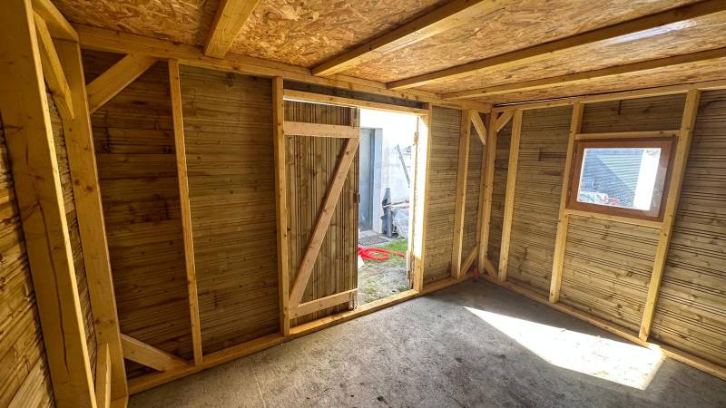 Création d'un abri de jardin toit plat au Bouscat