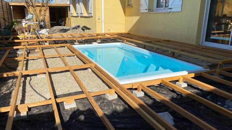 Création d'une terrasse bois exotique itauba à Begles