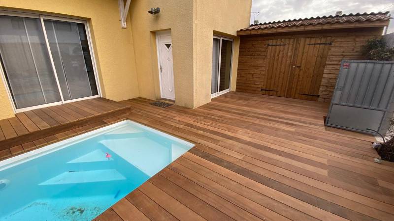 Création d'une terrasse bois exotique itauba à Begles