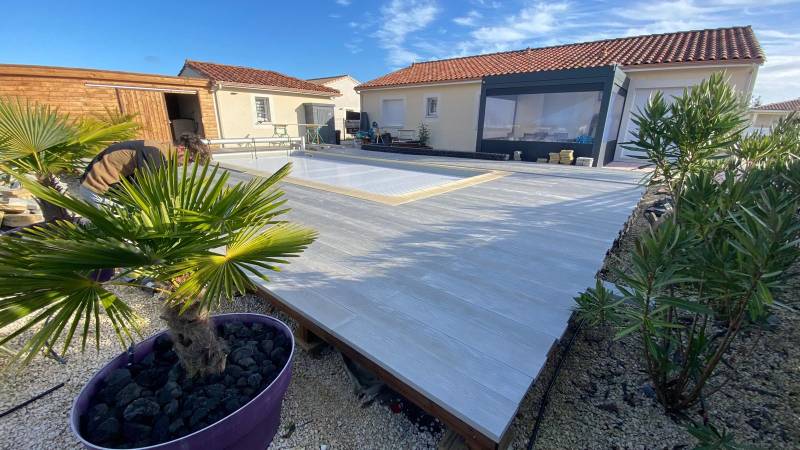 Création d'une terrasse Milboard sur la commune de Toulenne