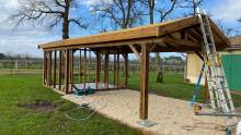 Notre zone d'activité pour ce service Entreprise spécialisée en aménagement extérieur pour une maison à Langon en Gironde