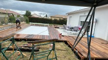 Notre zone d'activité pour ce service Construction d'une pergola couverte en bois sur une terrasse proche d'Andernos-les-Bains 33510